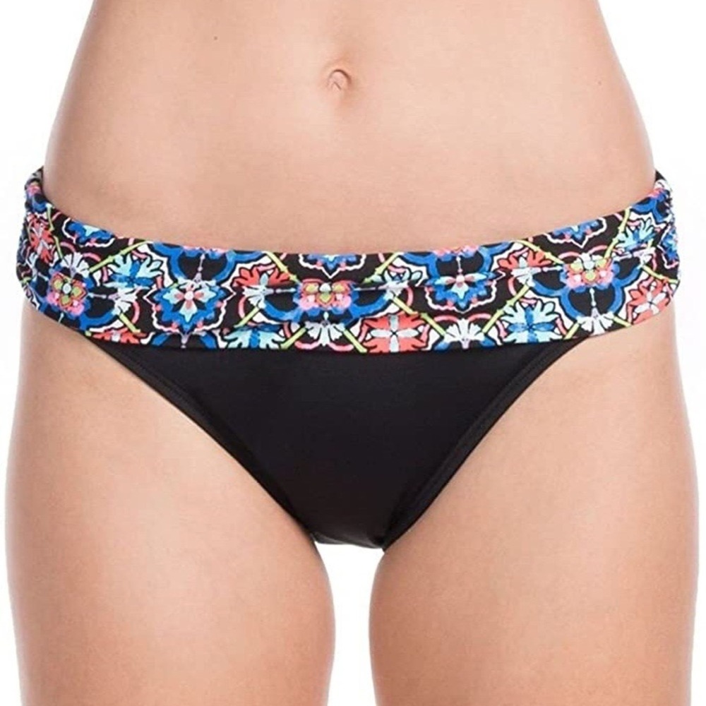 La Blanca Shirred Banded Bikini Bottom Sz.16 NWT